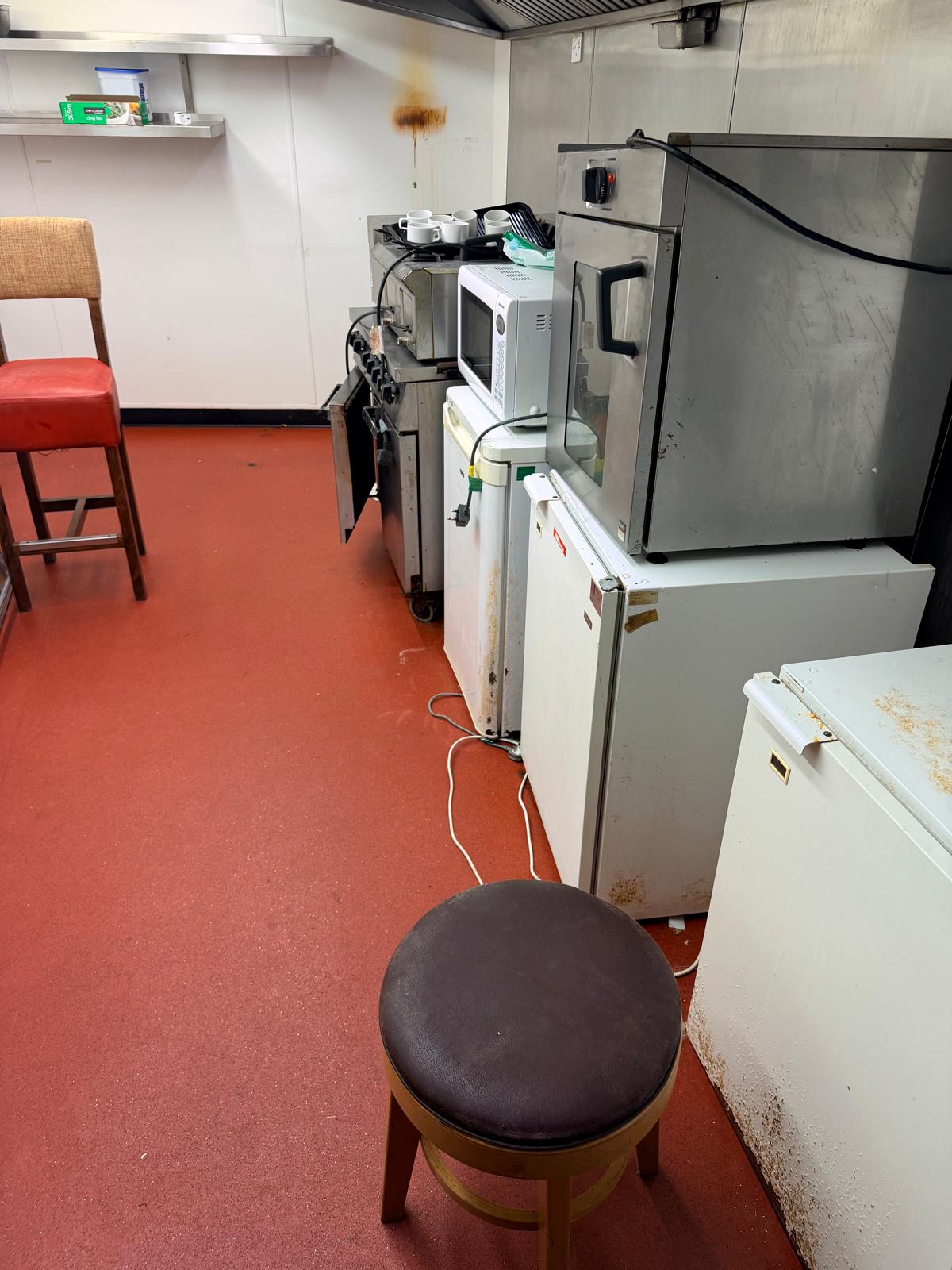 Thistle Bar Alloa — commercial kitchen ahead of refit